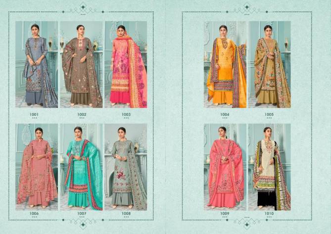 Yashika Zuffat 1 Latest Designer Festive Wear Pure Lawn Cotton Printed Dress Material Collection
